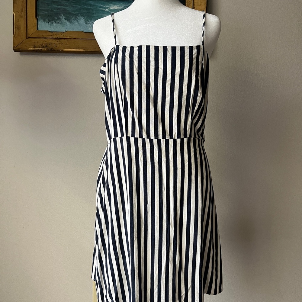 Cotton On Black and White Sleeveless Mini Sundress